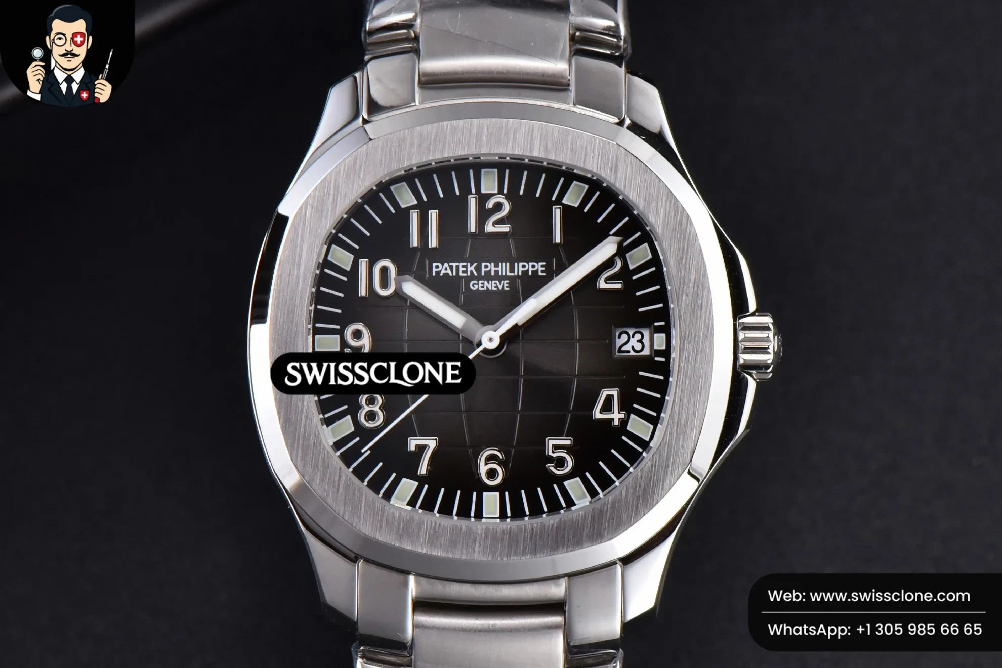 Patek Philippe Aquanaut 5167 40mm 3KF Black Dial