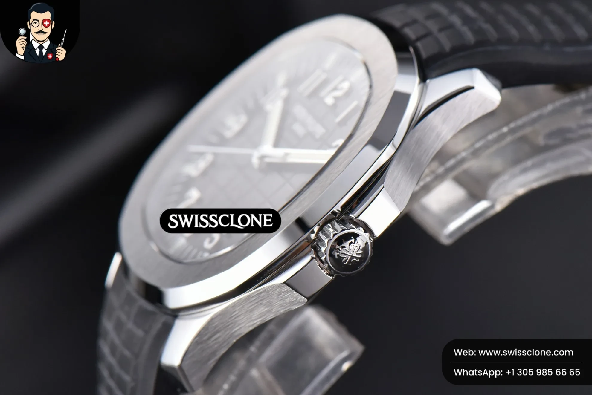 Patek Philippe Aquanaut 5167 40mm 3KF Black Dial Black Rubber (SW-29586) 1:1 Super Clone - On-Wrist Presence & Lug Geometry