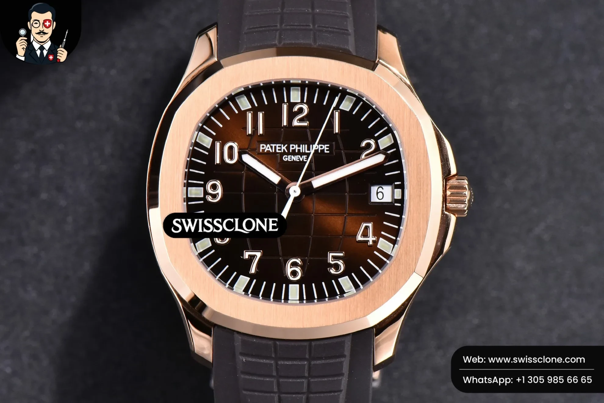 Patek Philippe Aquanaut 5167 40mm 3KF Brown Dial Brown Rubber