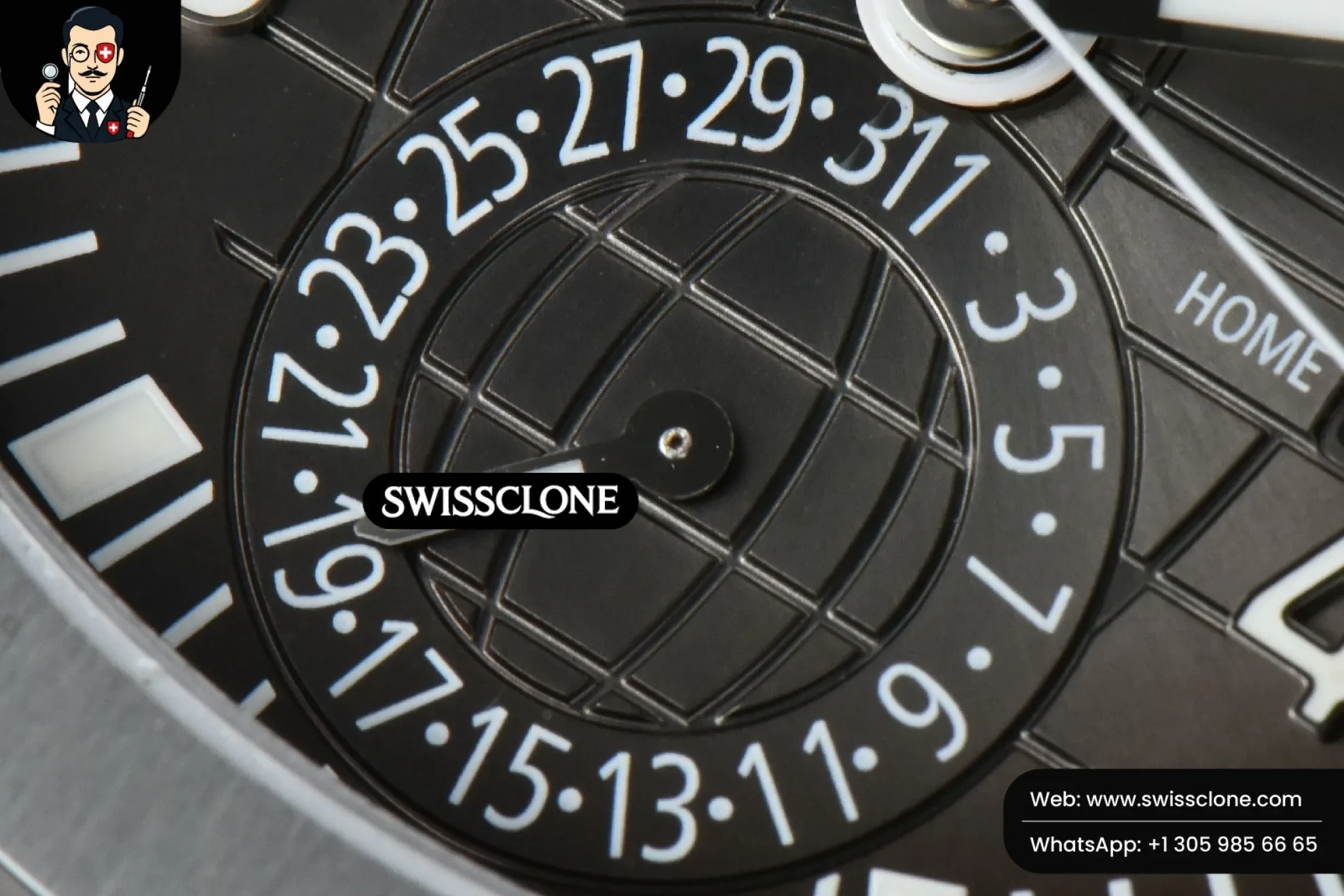 Patek Philippe Aquanaut GMT 5164A 41mm Black Dial Rubber 9015 1:1 Super Clone - Lateral Case Thickness Profile