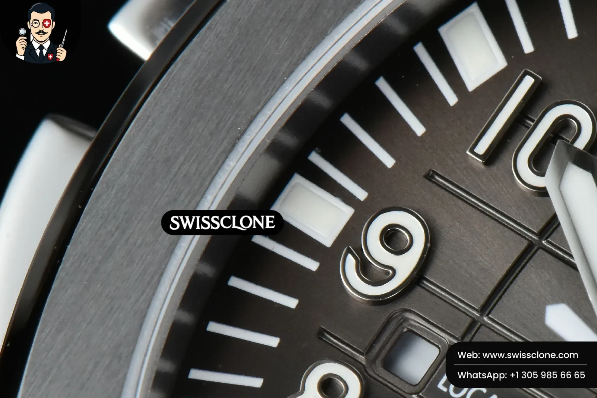 Patek Philippe Aquanaut GMT 5164A 41mm Black Dial Rubber 9015 1:1 Super Clone - Caseback & Cloned Calibre Movement