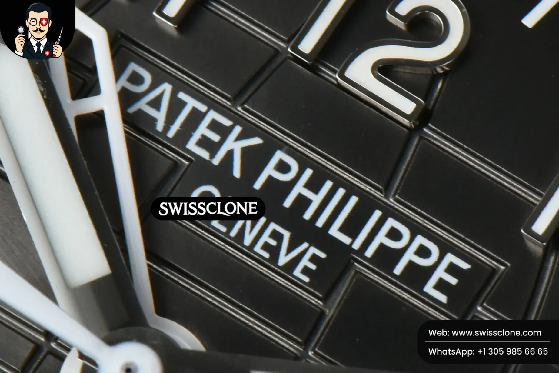 Patek Philippe Aquanaut GMT 5164A 41mm Black Dial Rubber 9015 1:1 Super Clone - Clasp & Bracelet Finishing