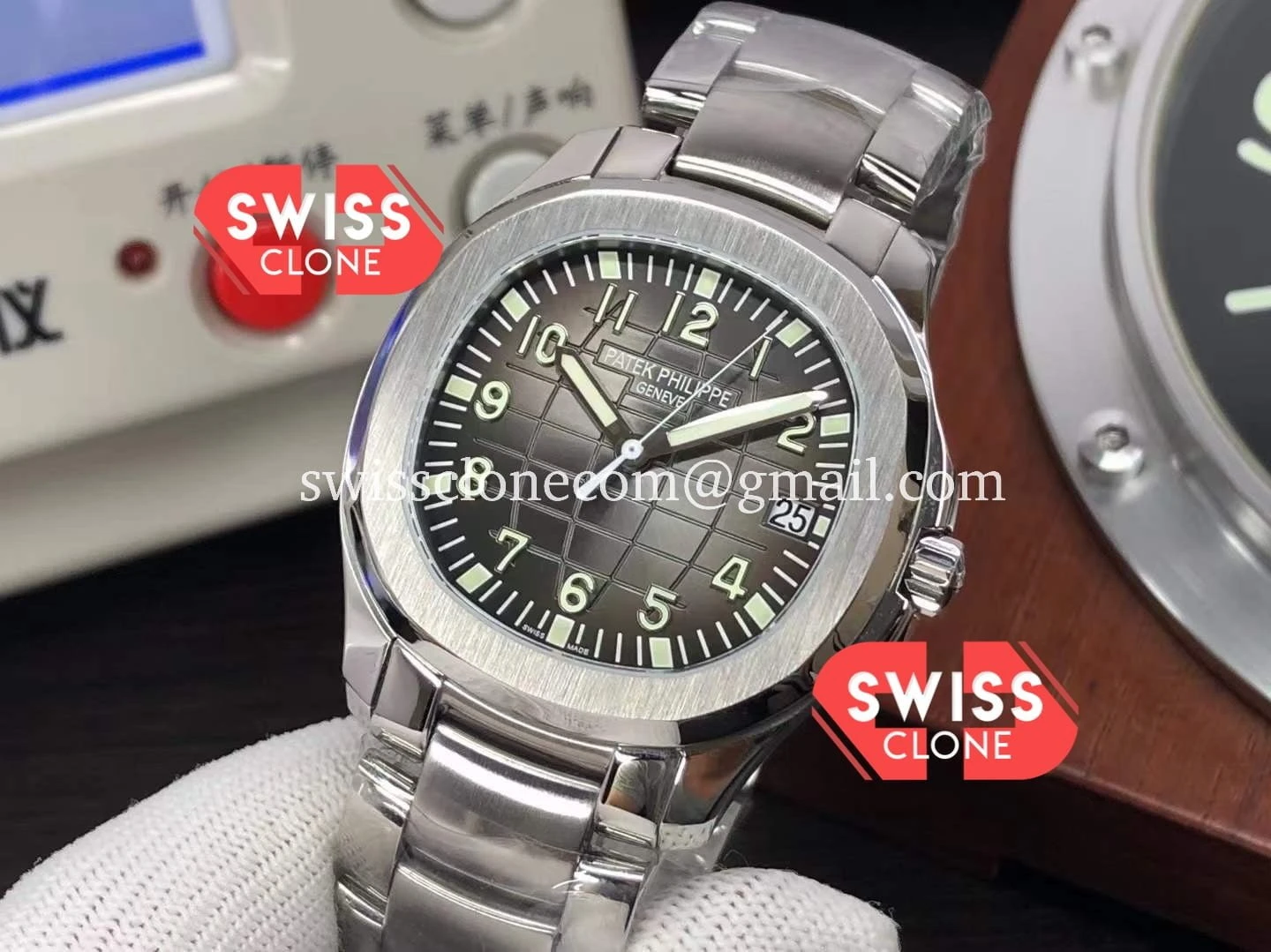 Patek Philippe Aquanaut Jumbo Mens 1:1 Super Clone - Bezel & Case Profile