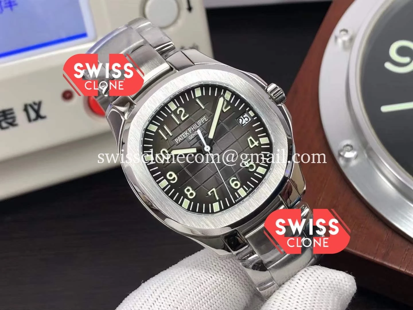 Patek Philippe Aquanaut Jumbo Mens 1:1 Super Clone - Dial Macro Close-Up