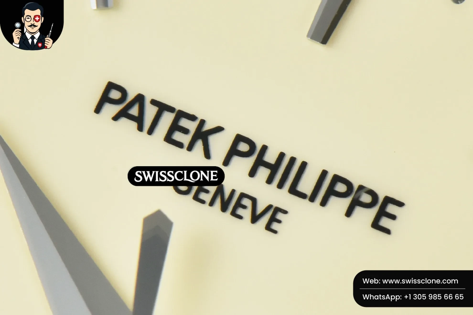 Patek Philippe Calatrava 5227 38mm Beige Dial Black Leather 9015 1:1 Super Clone - Clasp & Bracelet Finishing