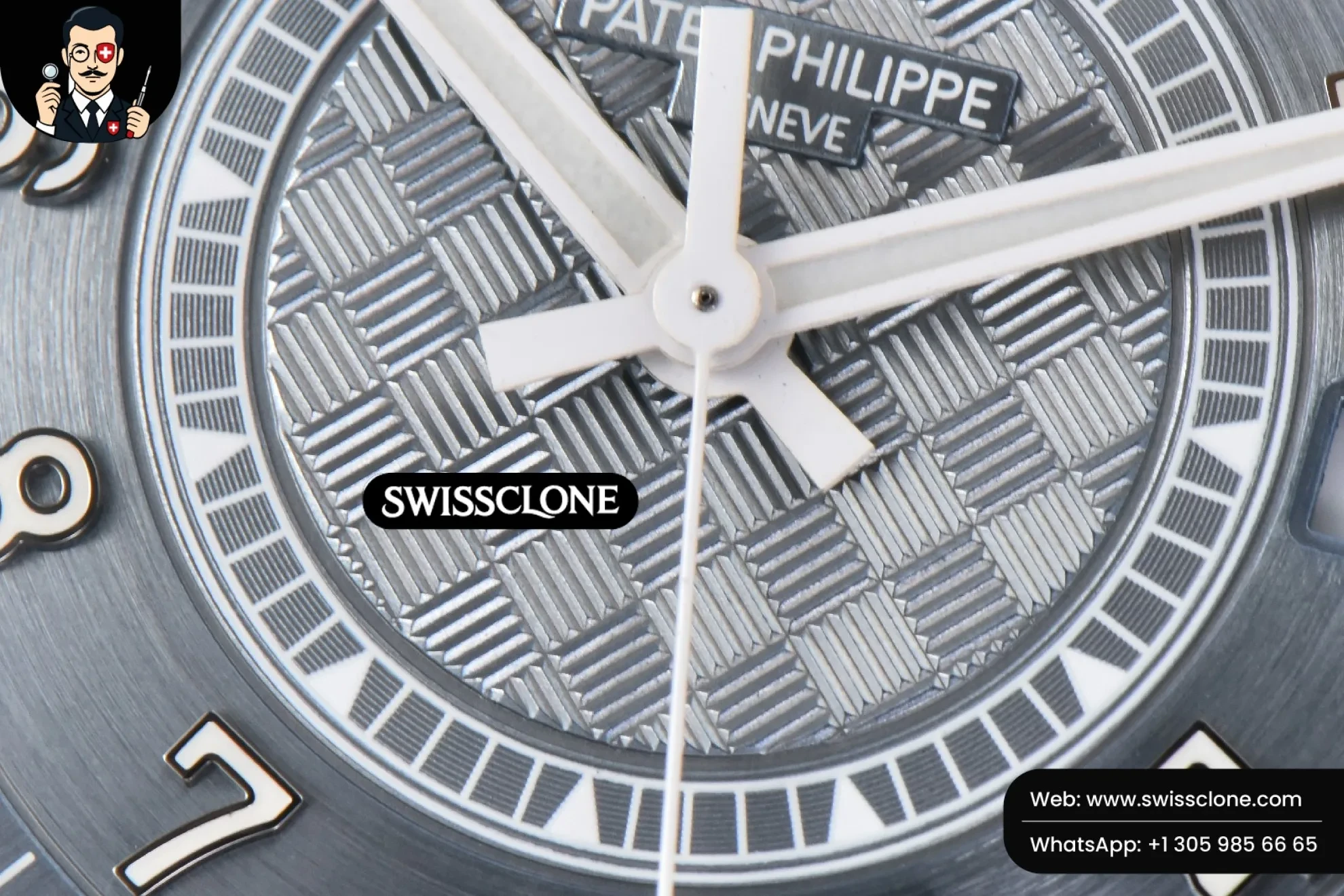 Patek Philippe Calatrava 6007 40mm Grey Blue Dial Gray Nylon 324CS 1:1 Super Clone - On-Wrist Presence View