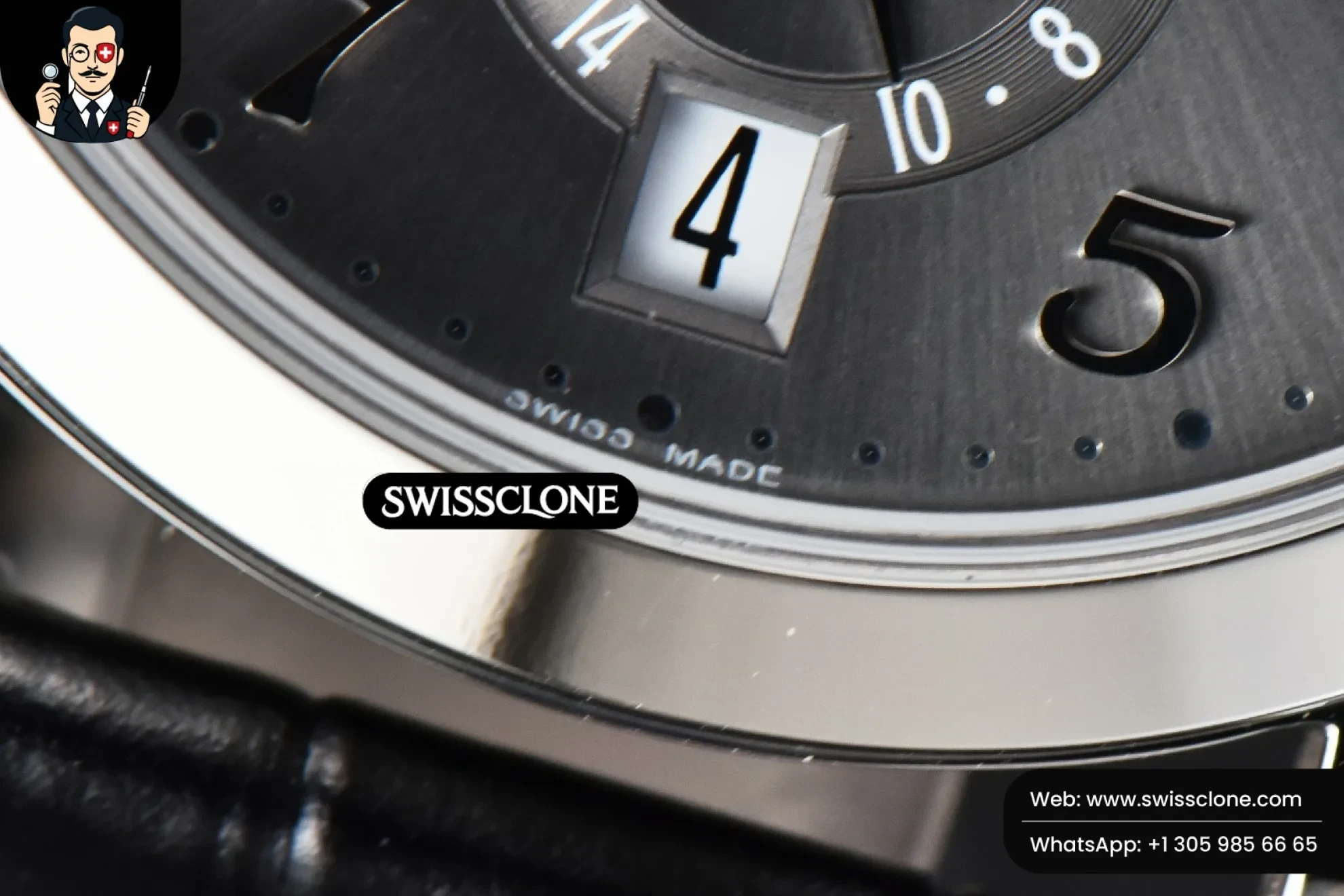 Patek Philippe Complications 5396 38.5mm Gray Dial Moonphase Stick Markers Black Leather MY9015 1:1 Super Clone - On-Wrist Presence View