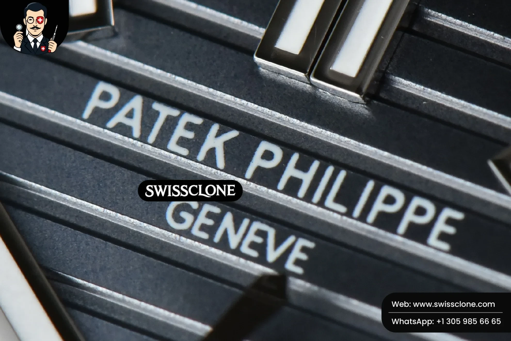 Patek Philippe Nautilus 5711 3KF 40mm Diamond Bezel Blue Dial A324SC 3K Factory 1:1 Super Clone - Clasp & Bracelet Finishing