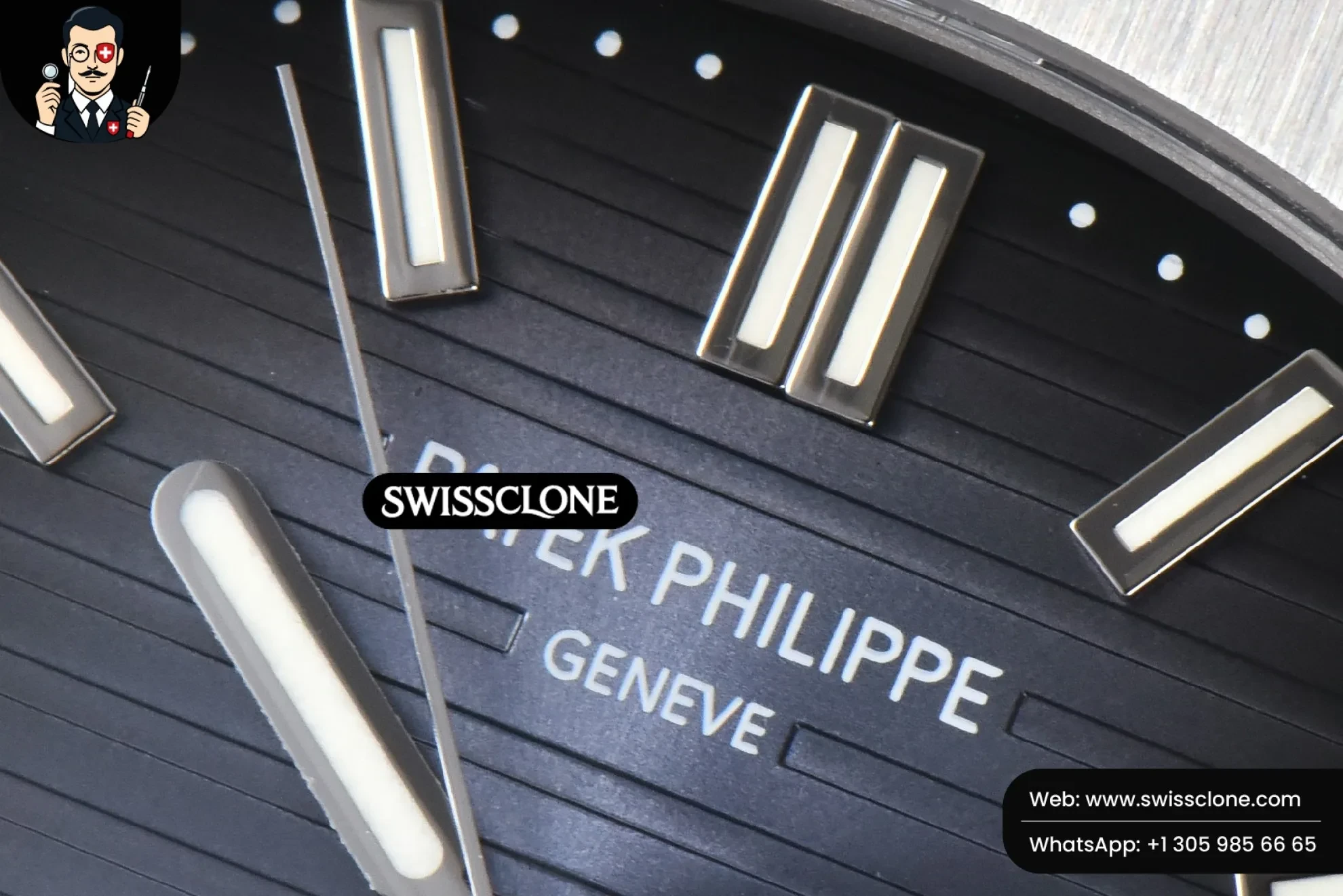 Patek Philippe Nautilus 5711 40mm Blue Dial Blue Rubber A324SC 1:1 Super Clone - Clasp & Bracelet Finishing