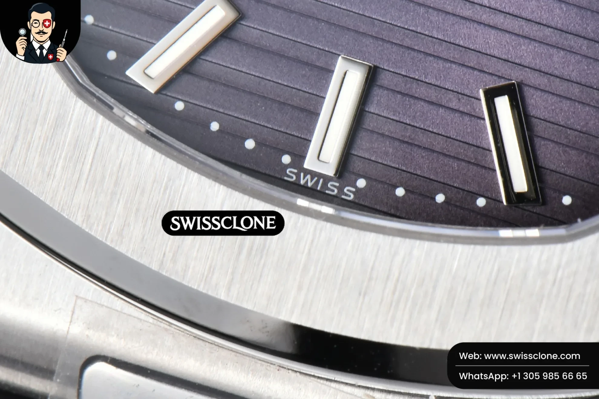 Patek Philippe Nautilus 5711 40mm Gray Dial Black Rubber A324SC 1:1 Super Clone - Caseback & Cloned Calibre Movement