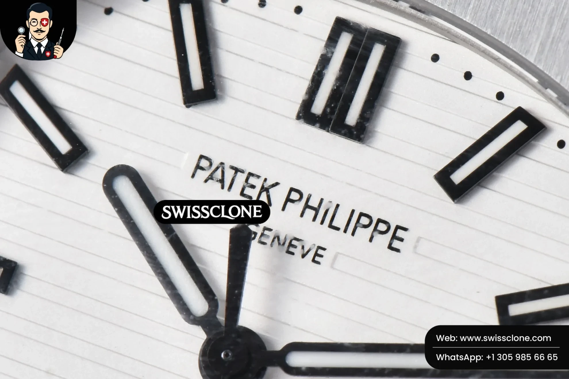 Patek Philippe Nautilus 5711 40mm White Dial Black Rubber A324SC 1:1 Super Clone - Caseback & Cloned Calibre Movement