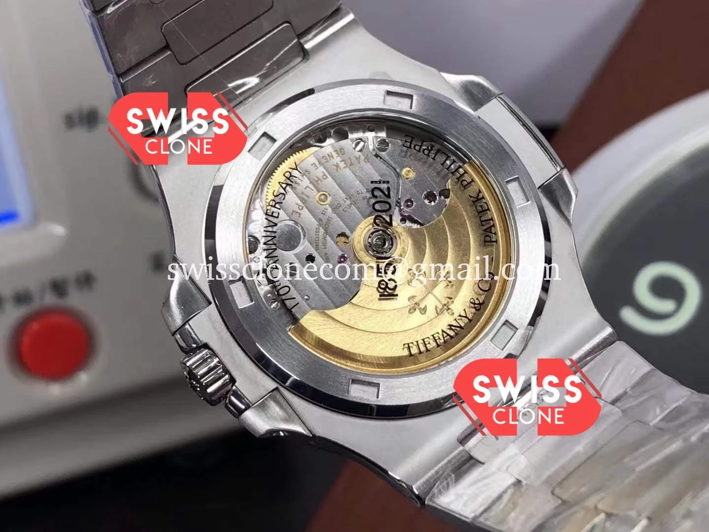 Patek Philippe Nautilus 5711 Tiffany Blue 904L 1:1 Super Clone - Lateral Case Thickness Profile