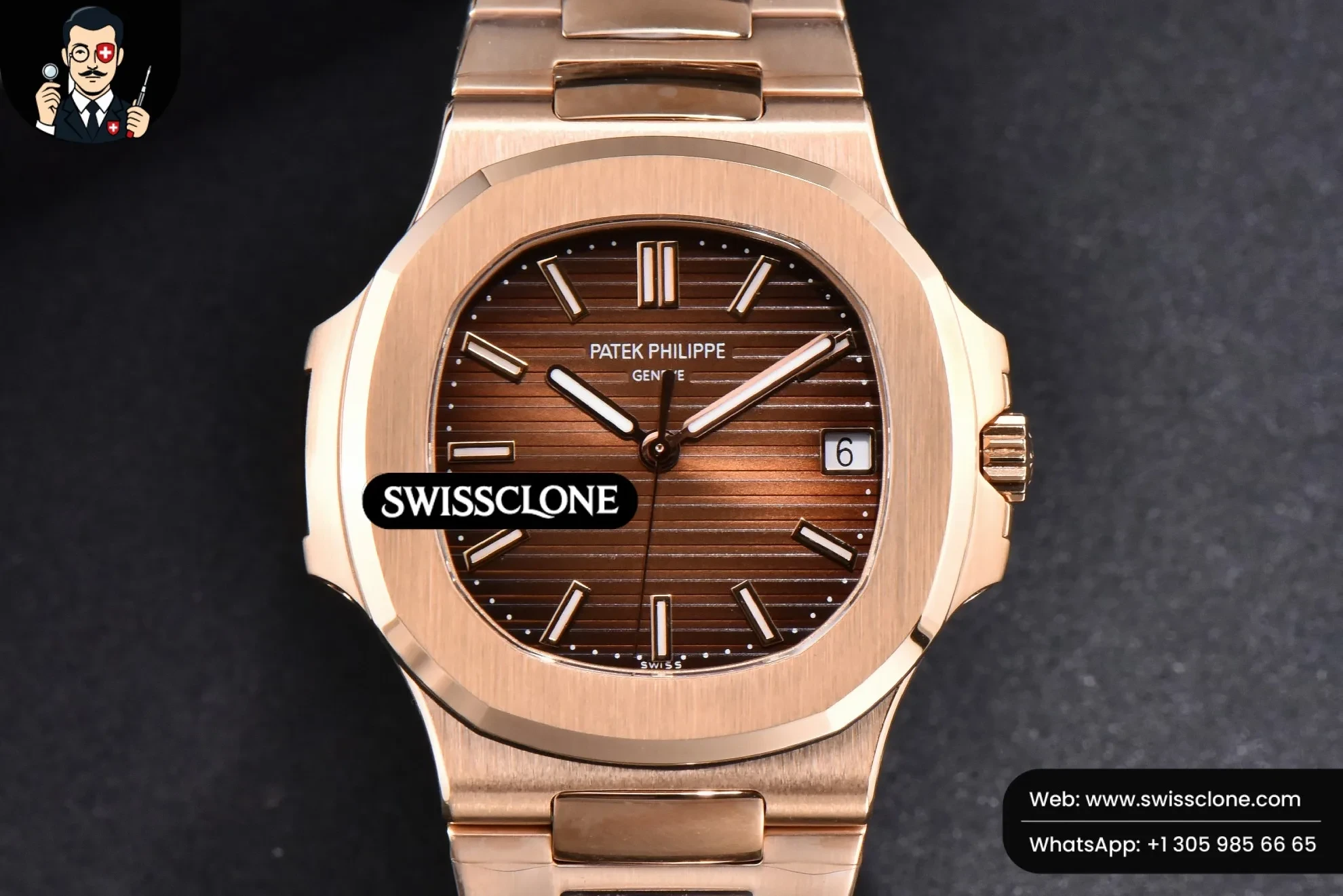 Patek Philippe Nautilus 5711R 40mm 3KF Brown Dial