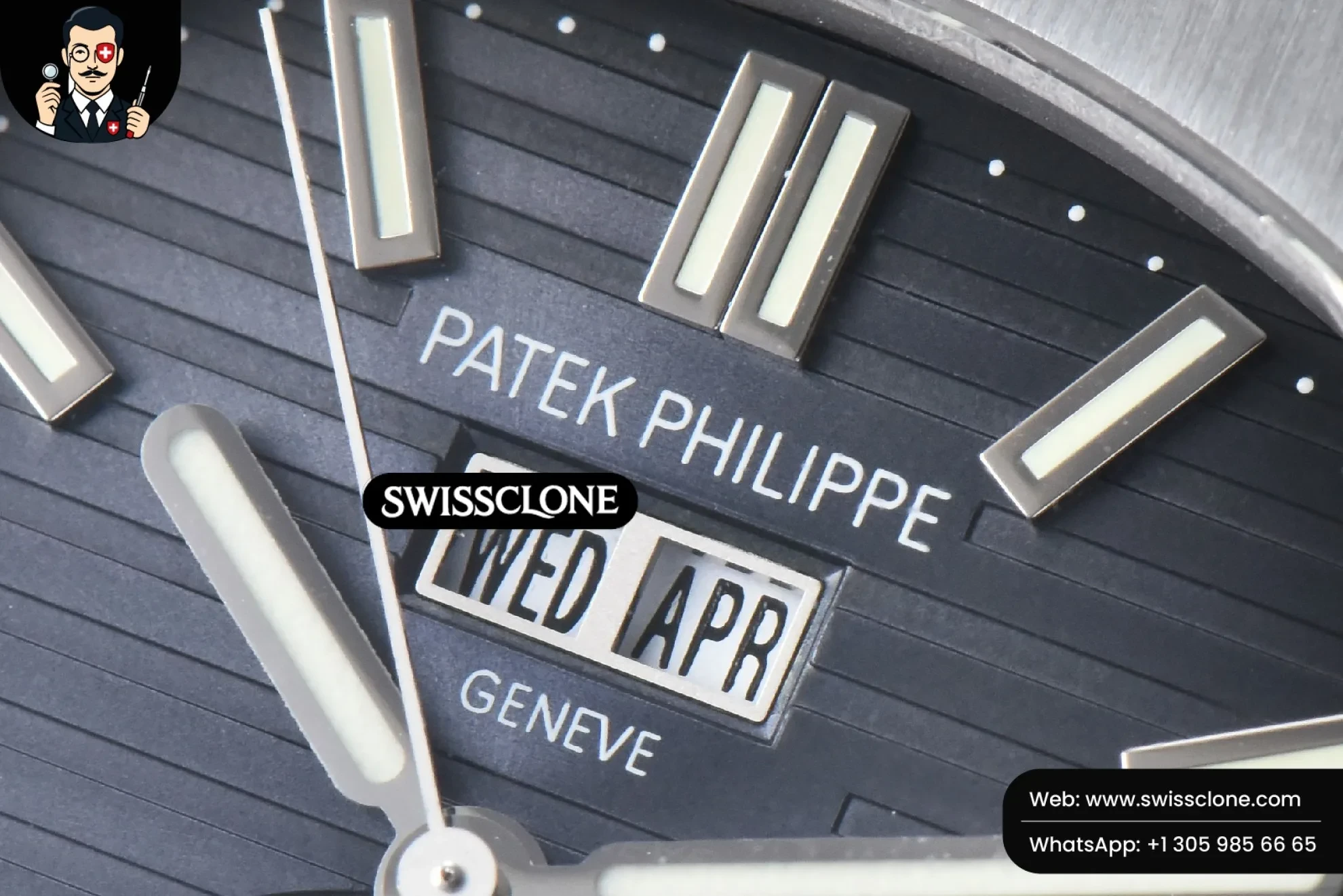 Patek Philippe Nautilus 5726 Full Function 40.5MM Blue Dial Blue Rubber 1:1 Super Clone - Clasp & Bracelet Finishing