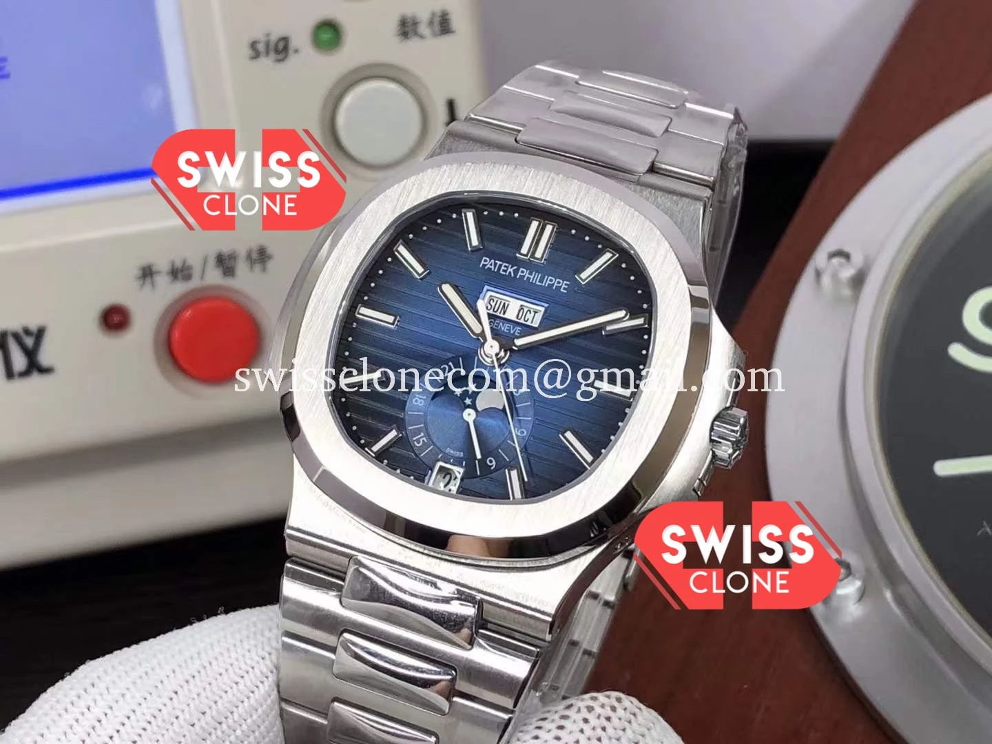 Patek Philippe Nautilus 5726A in Blue Dial 1:1 Super Clone - Clasp & Bracelet Finishing