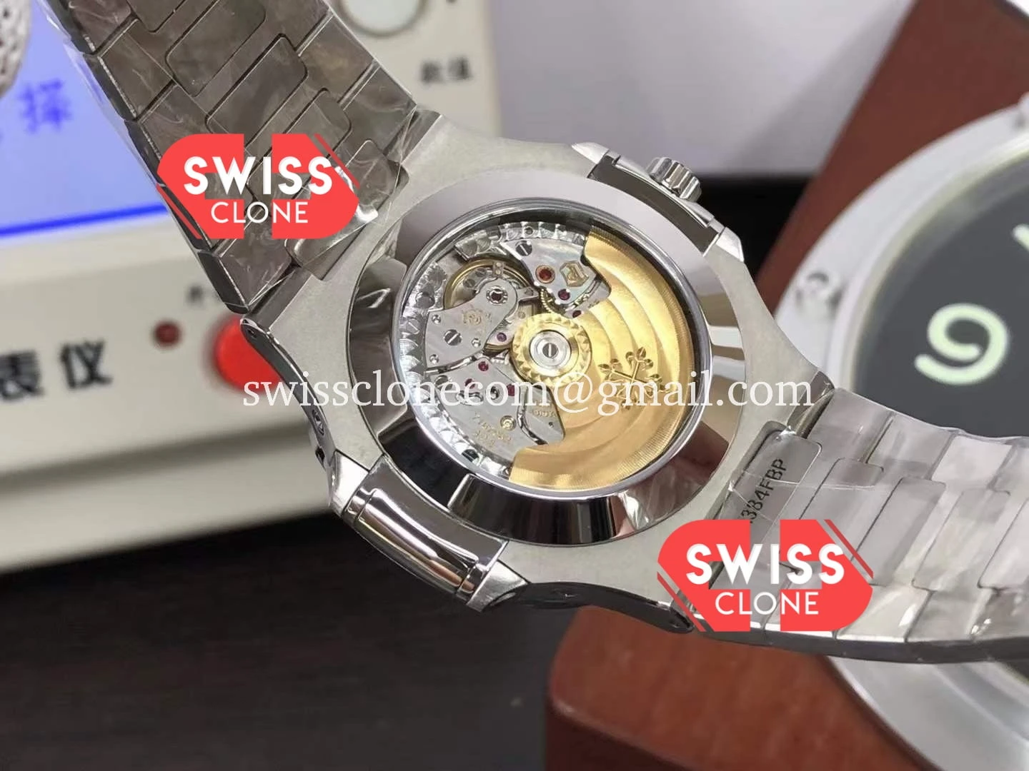 Patek Philippe Nautilus 5726A in Blue Dial 1:1 Super Clone - On-Wrist Presence View