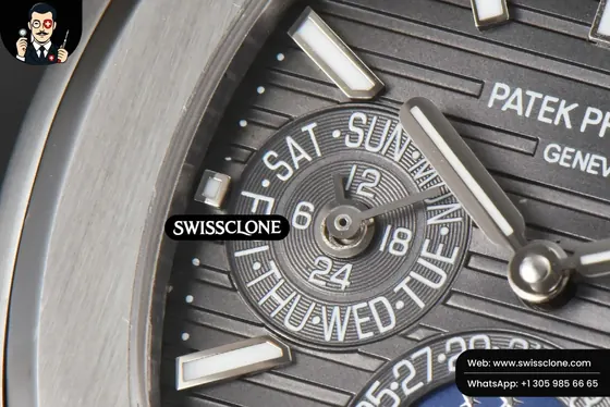 Patek Philippe Nautilus 5740 40mm Black Dial 1:1 Super Clone - Caseback & Cloned Calibre Movement