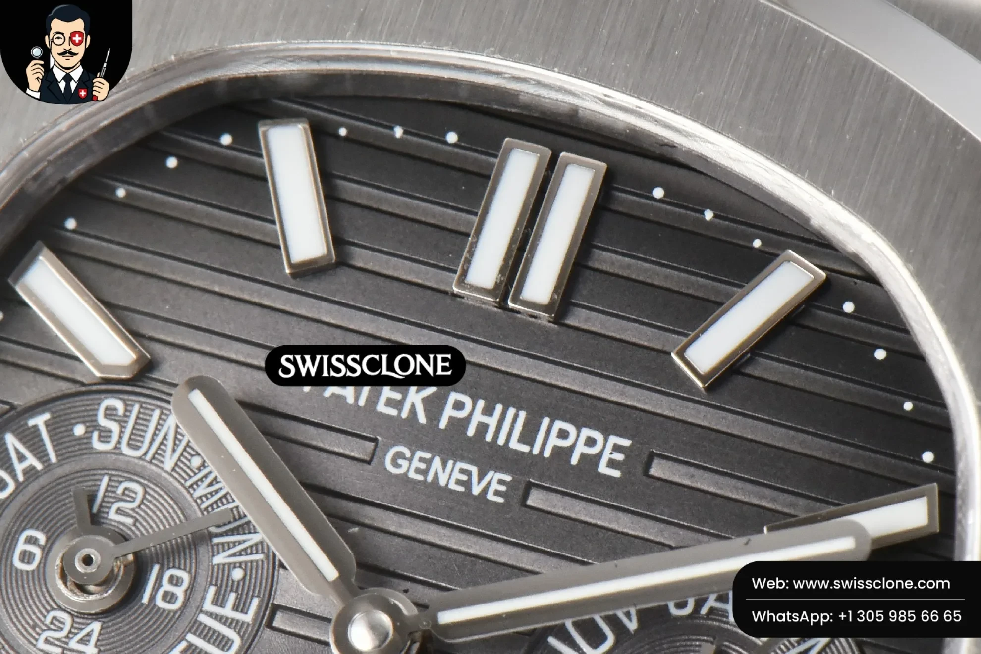 Patek Philippe Nautilus 5740 40mm Black Dial 1:1 Super Clone - Clasp & Bracelet Finishing