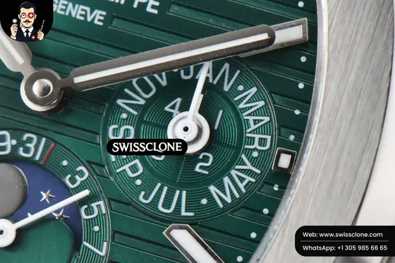 Patek Philippe Nautilus 5740 40mm Green Dial 1:1 Super Clone - Lateral Case Thickness Profile