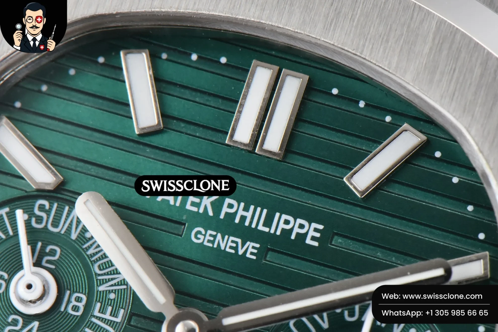 Patek Philippe Nautilus 5740 40mm Green Dial 1:1 Super Clone - Clasp & Bracelet Finishing