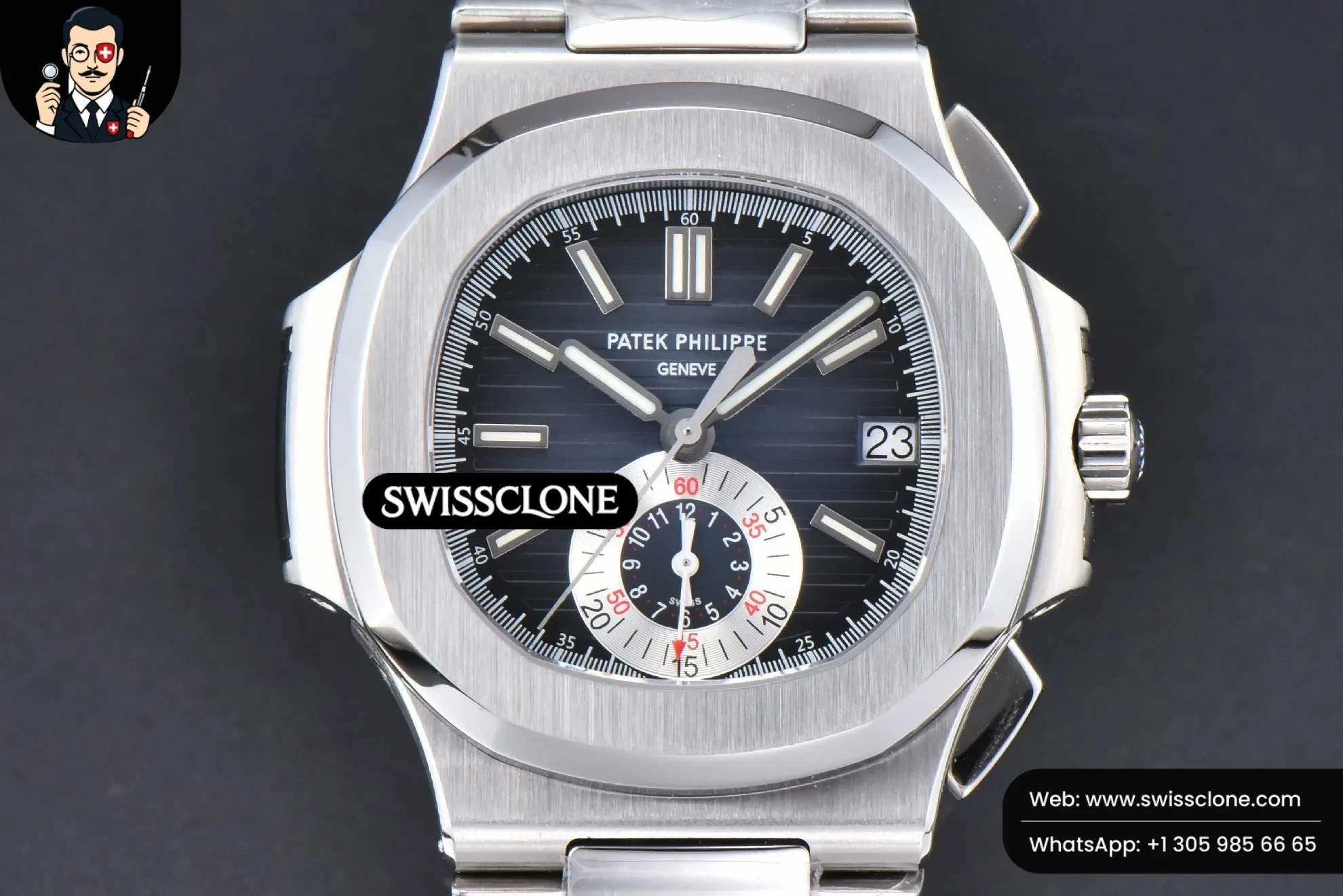 Patek Philippe Nautilus 5980 40.5mm Blue Dial A28-520