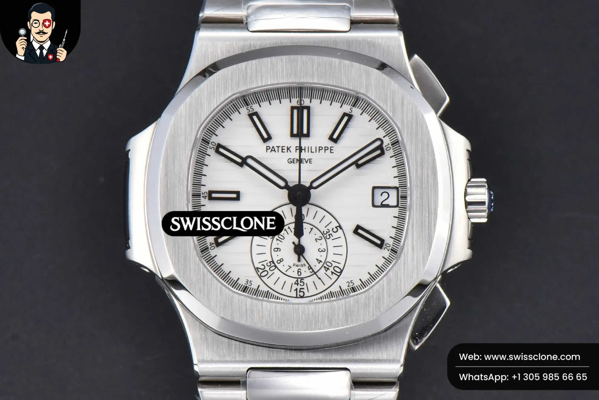 Patek Philippe Nautilus 5980 40.5mm White Dial A28-520