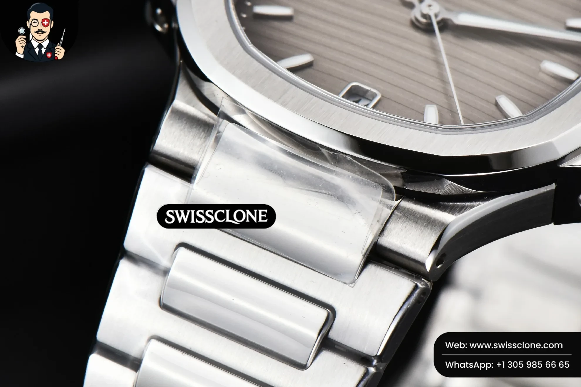 Patek Philippe Nautilus 7118 Ladies 3KF 35mm Gray Dial 3K Factory 1:1 Super Clone - On-Wrist Presence View