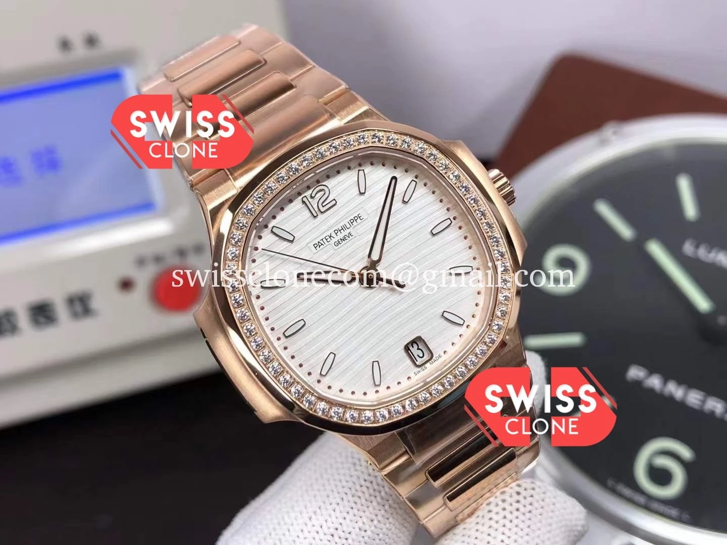 Patek Philippe Nautilus Rose Gold 7118/1200R 001 35MM 1:1 Super Clone - Clasp & Bracelet Finishing