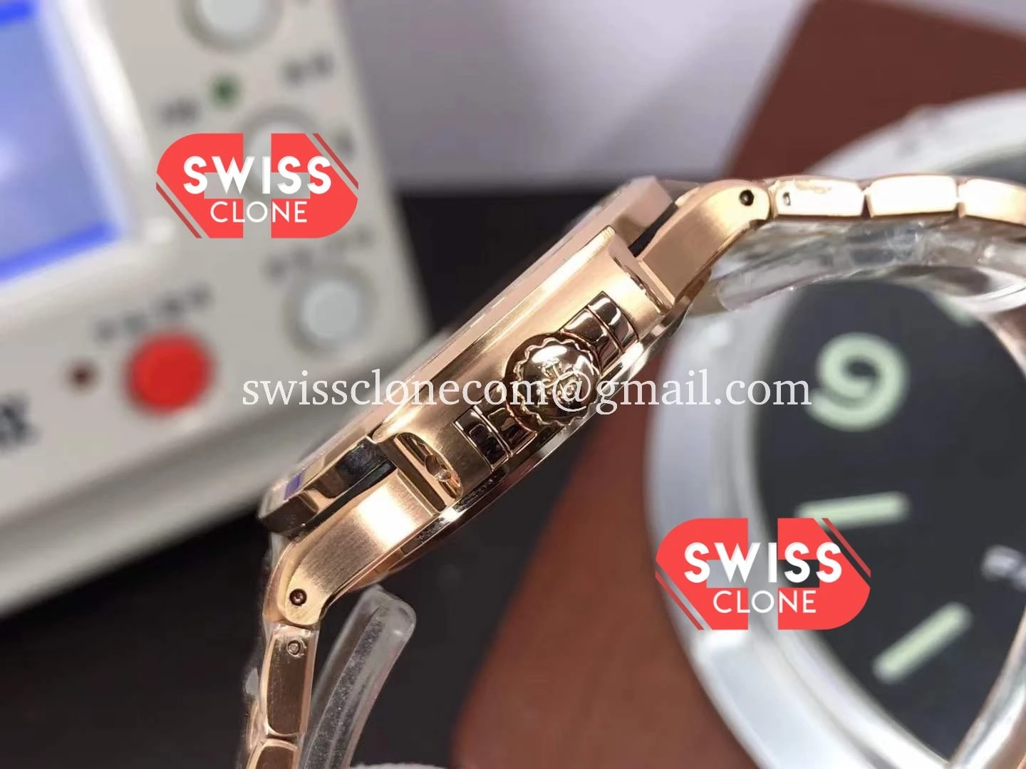 Patek Philippe Nautilus Rose Gold 7118/1200R 010 35MM 1:1 Super Clone - Lateral Case Thickness Profile