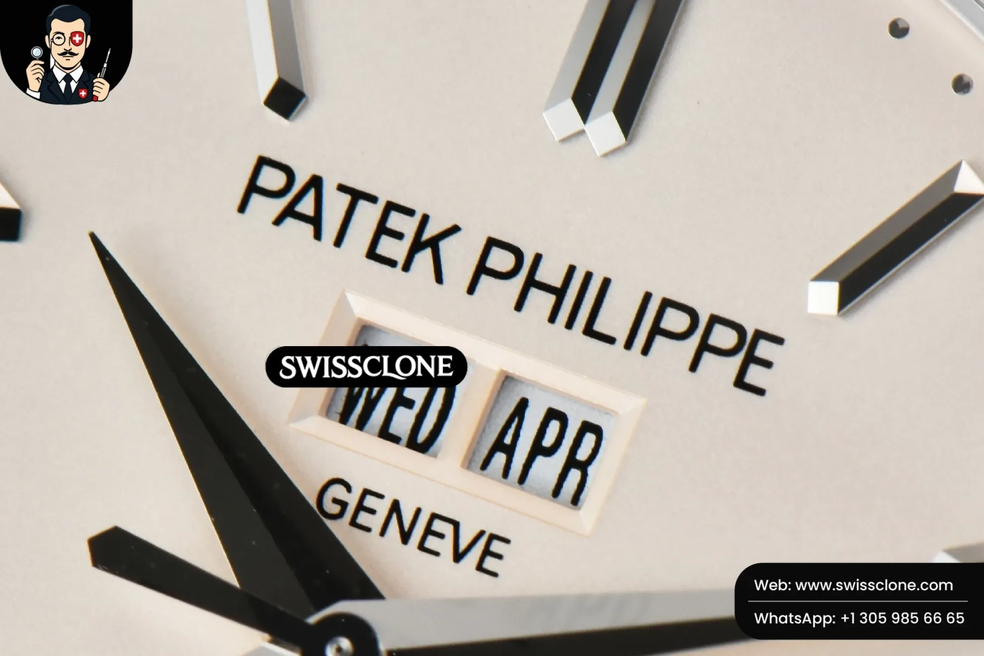 Patek Philippe ZF Complications 5396 38.5mm White Dial Moonphase Stick Markers Black Leather MY9015 ZF Factory 1:1 Super Clone - Clasp & Bracelet Finishing