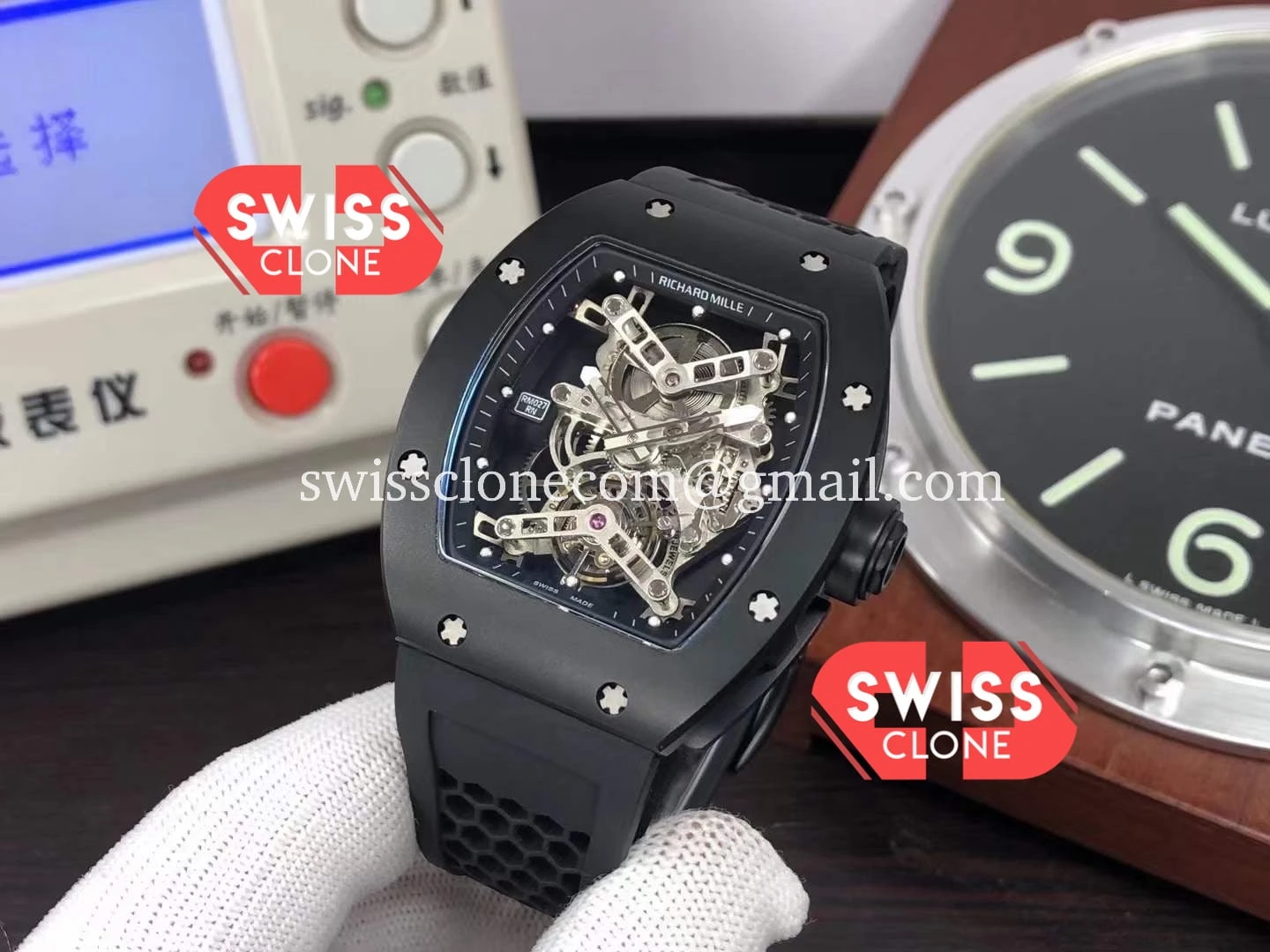 Richard Mille RM 027 Rafael Nadal Titanium 1:1 Super Clone - Bezel & Case Profile