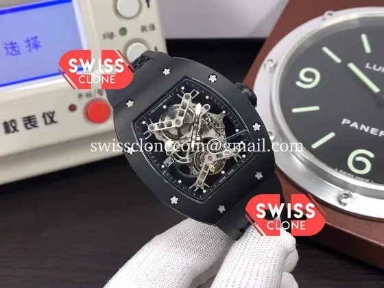 Richard Mille RM 027 Rafael Nadal Titanium 1:1 Super Clone - Dial Macro Close-Up