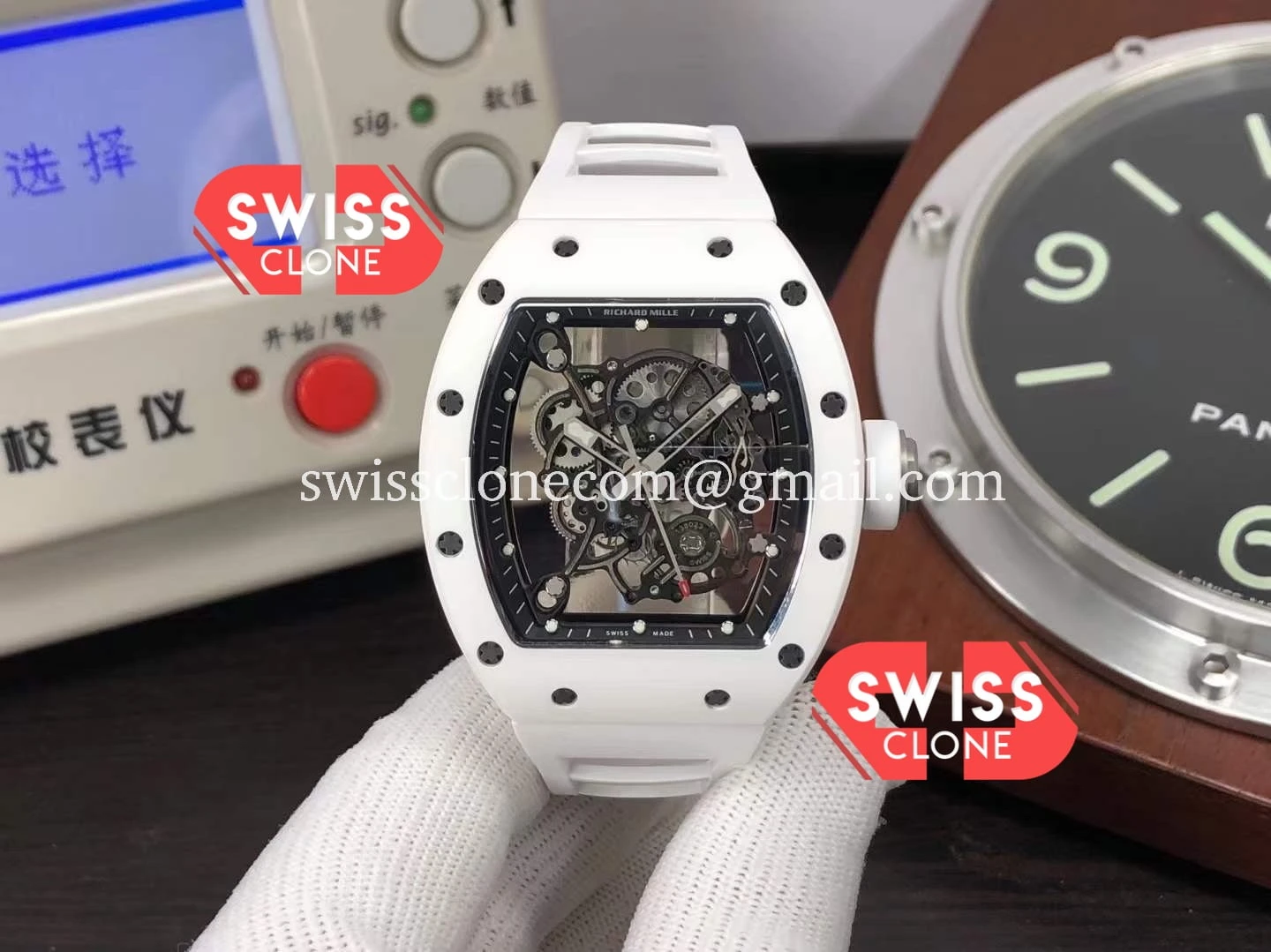 Richard Mille RM 055 Bubba Watson White Ceramic