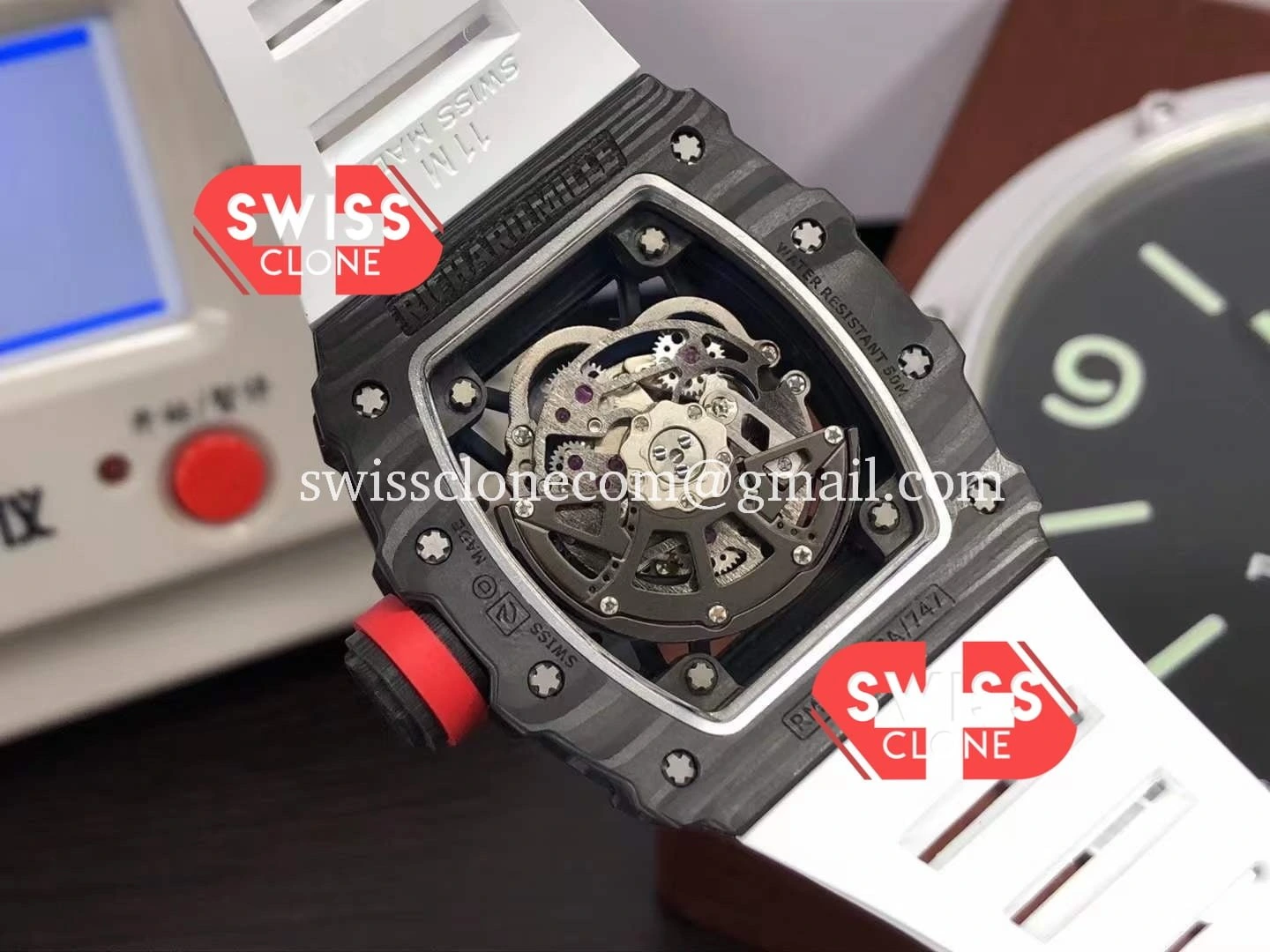 Richard Mille RM 35-02 Rafael Nadal Carbon Fiber Swiss Clone - View 3