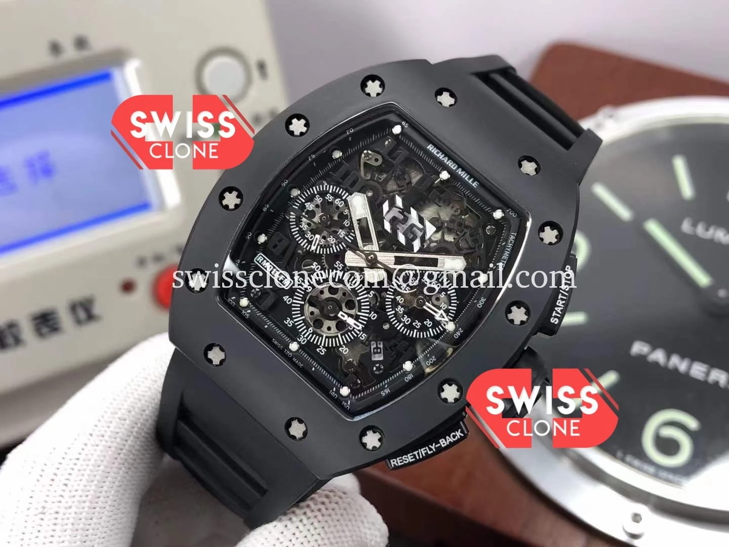 Richard Mille RM011 Felipe Massa 1:1 Super Clone - Bezel & Case Profile