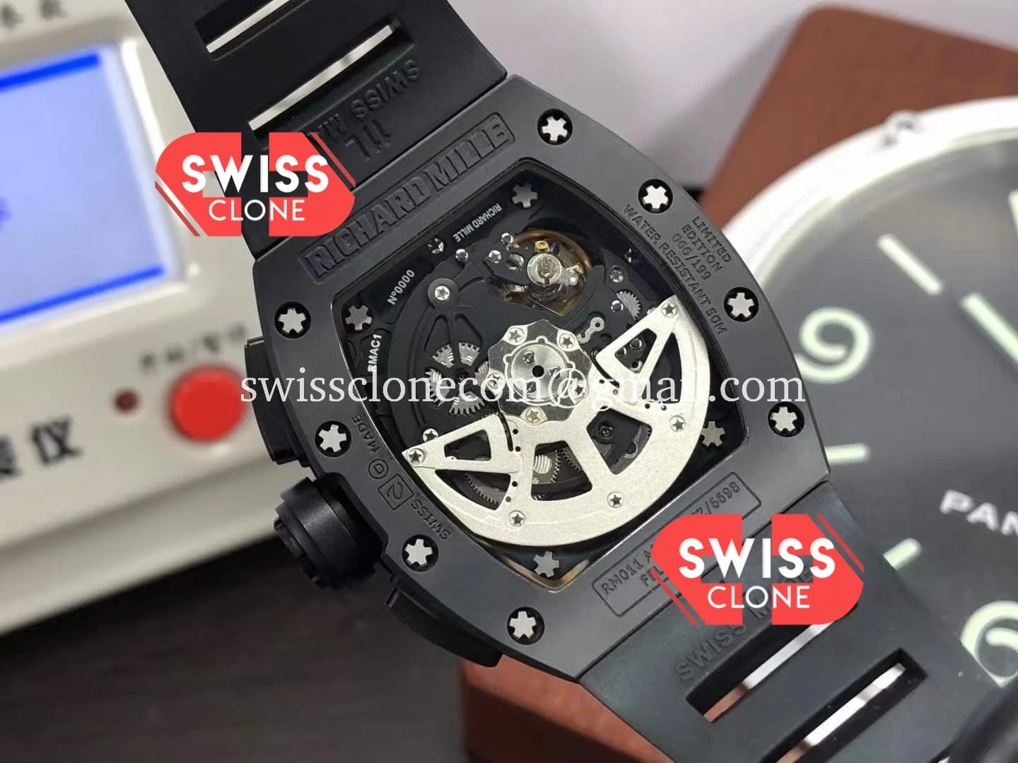 Richard Mille RM011 Felipe Massa 1:1 Super Clone - On-Wrist Presence View