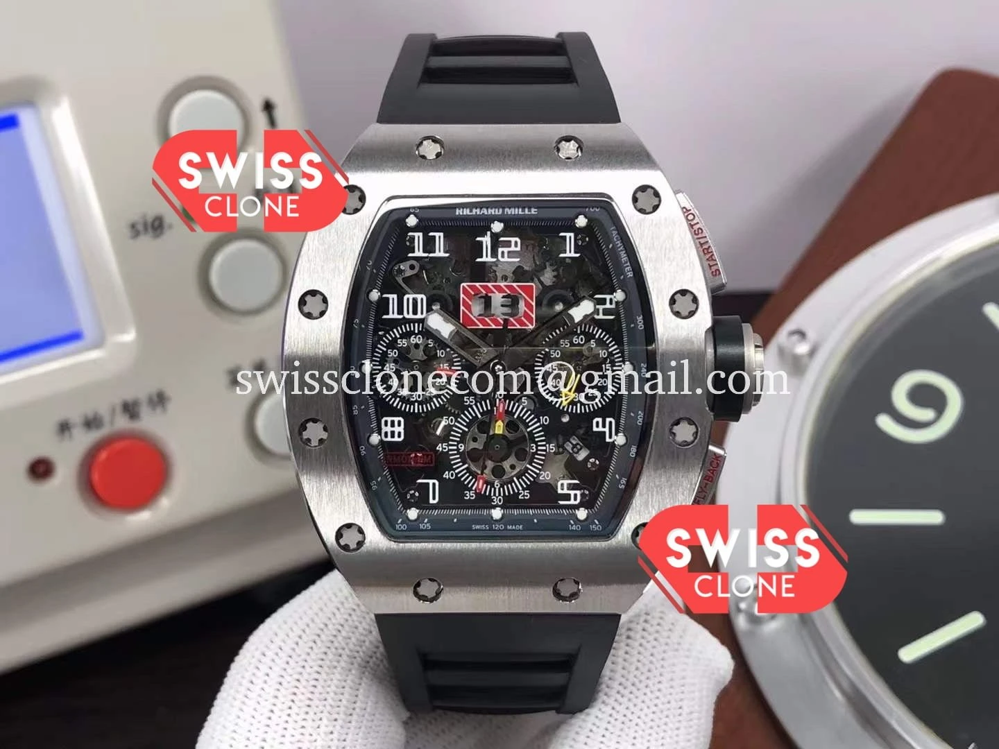 Richard Mille RM011-FM Felipe Massa One Piece Titanium Case