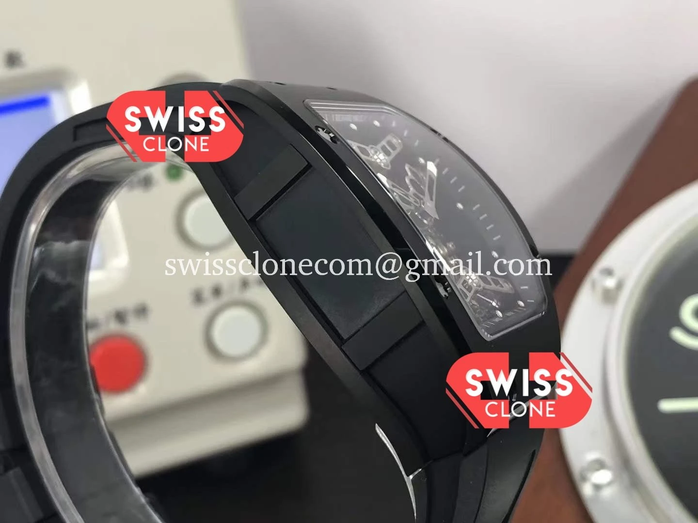 Richard Mille RM027 Rafael Nadal Titanium 1:1 Super Clone - Lateral Case Thickness Profile