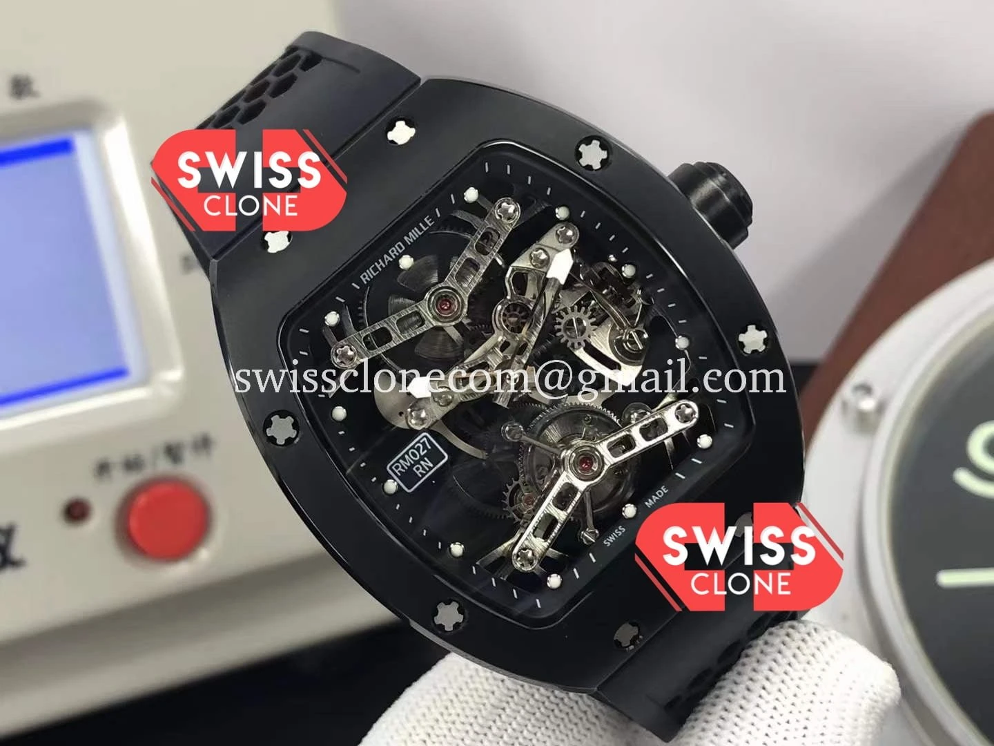 Richard Mille RM027 Rafael Nadal Titanium 1:1 Super Clone - Clasp & Bracelet Finishing