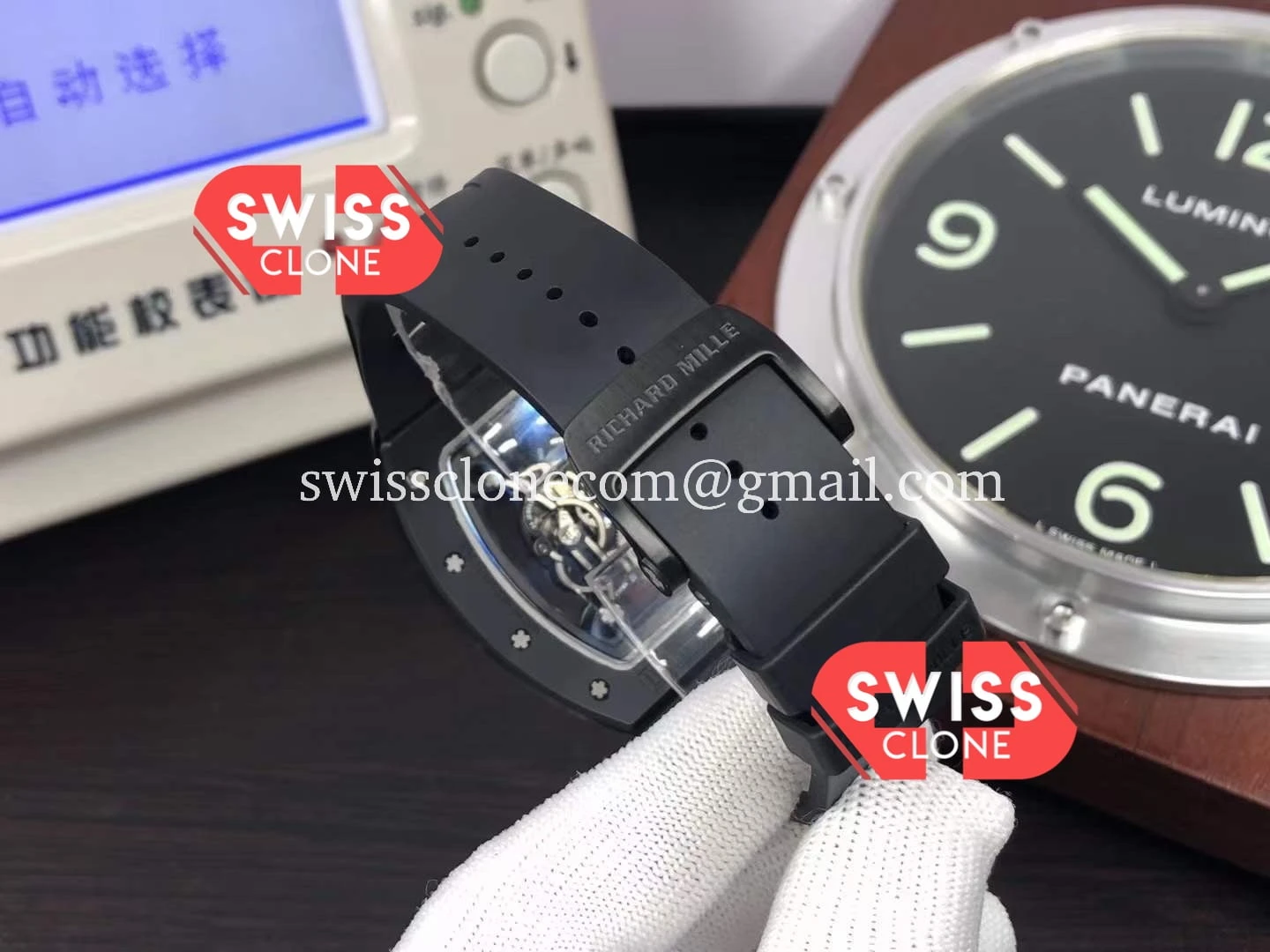 Richard Mille RM055 Ceramic Black 1:1 Super Clone - Lateral Case Thickness Profile