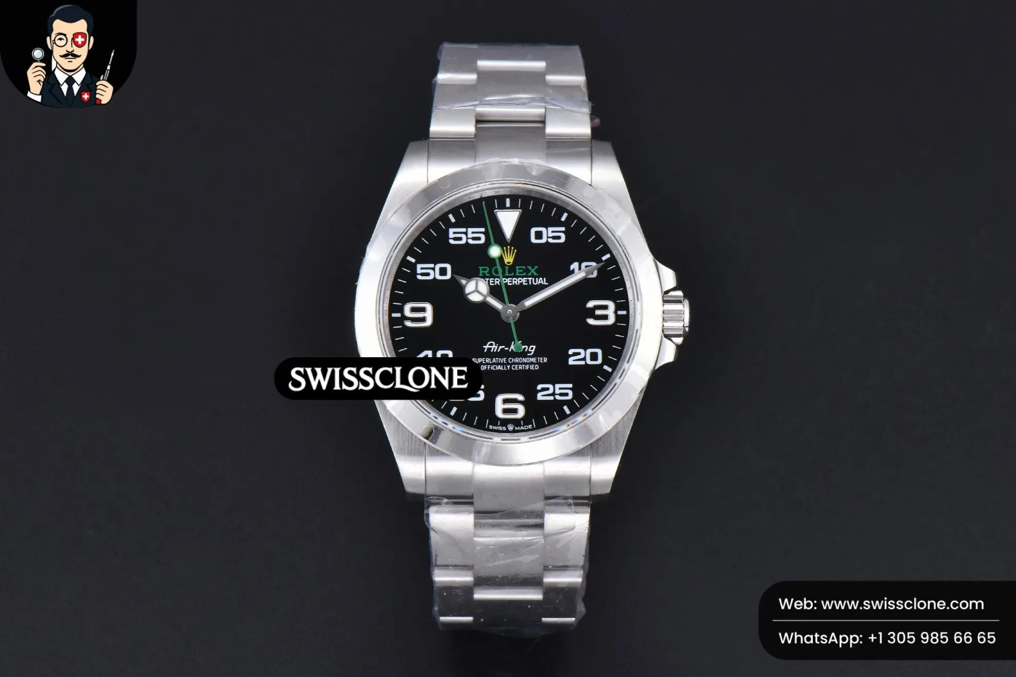 Rolex AirKing 126900 40mm Black Dial On
