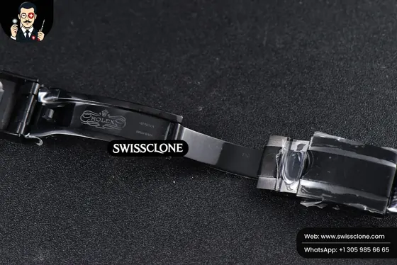Rolex Blaken GMT Master 116510 LN IPKF PVD 1:1 Super Clone - Caseback & Cloned Calibre Movement