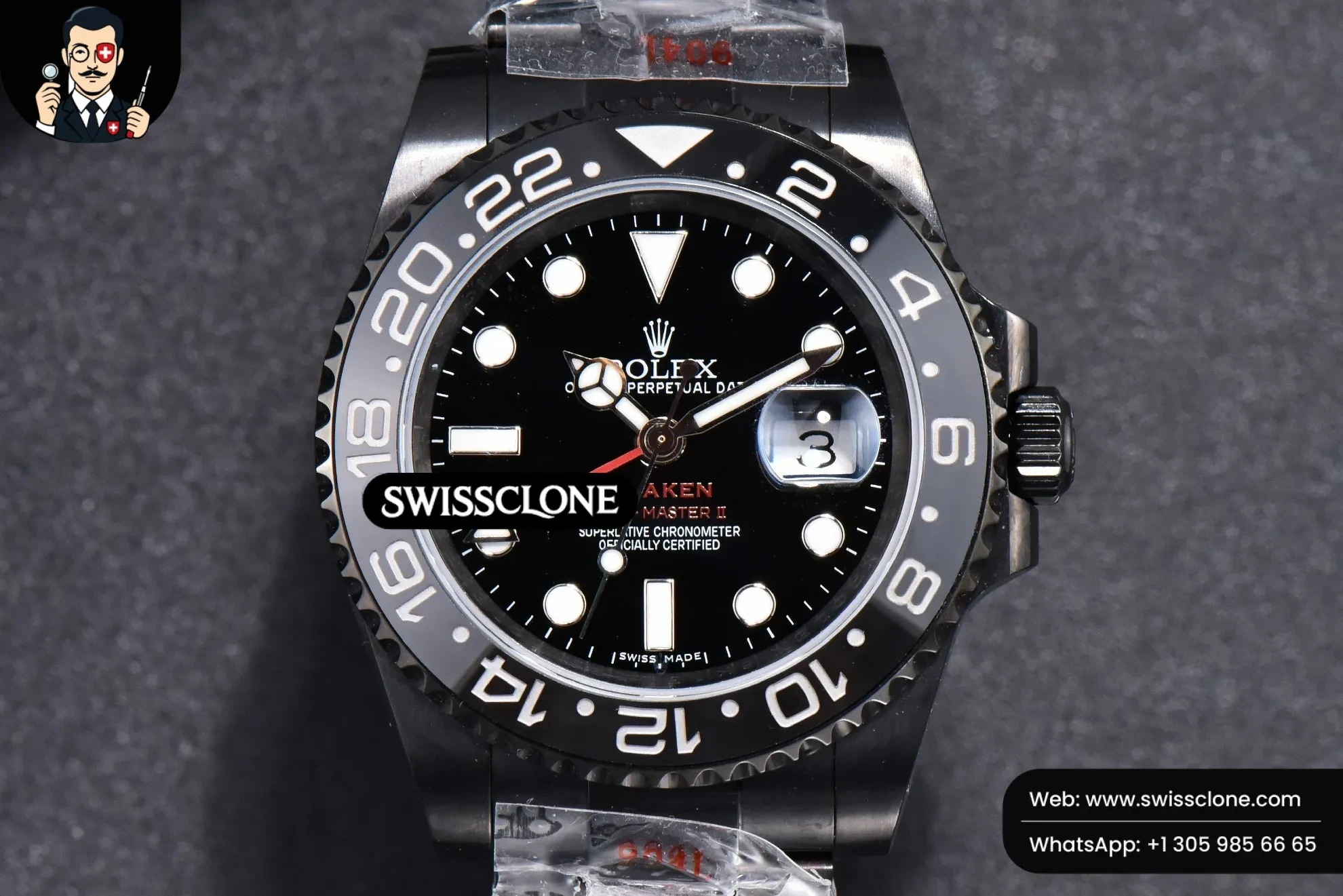 Blaken Submariner 116610 LN IPKF Red Hand PVD