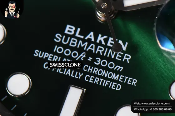 Rolex Blaken Submariner 116610 LV IPKF Green PVD 1:1 Super Clone - On-Wrist Presence View