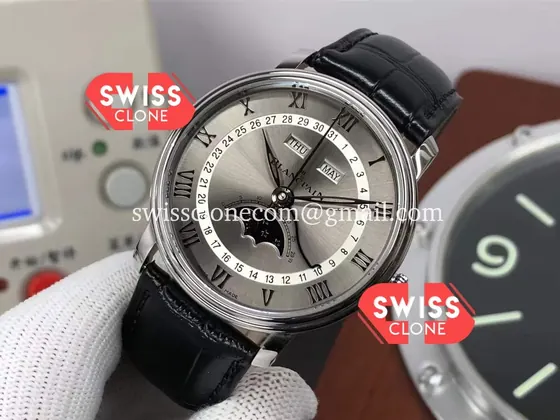 Rolex Blancpain 6654 1113 55B "Villeret Quantième 1:1 Super Clone  - Bezel & Case Profile