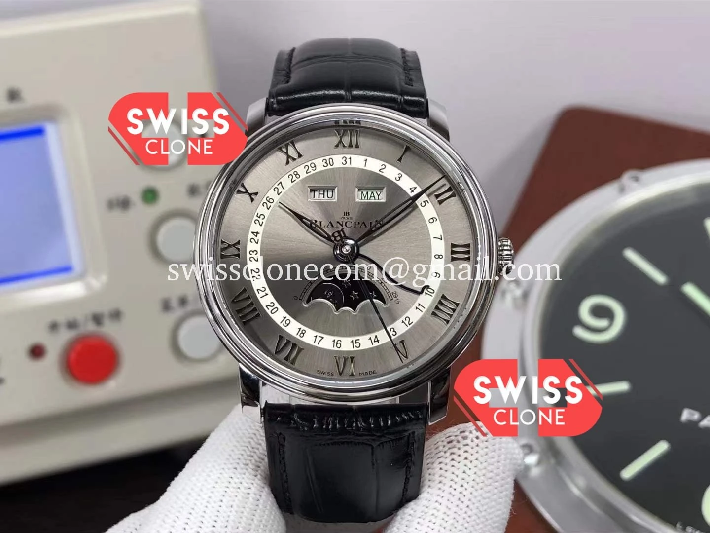 Blancpain 6654-1113-55B “Villeret Quantième