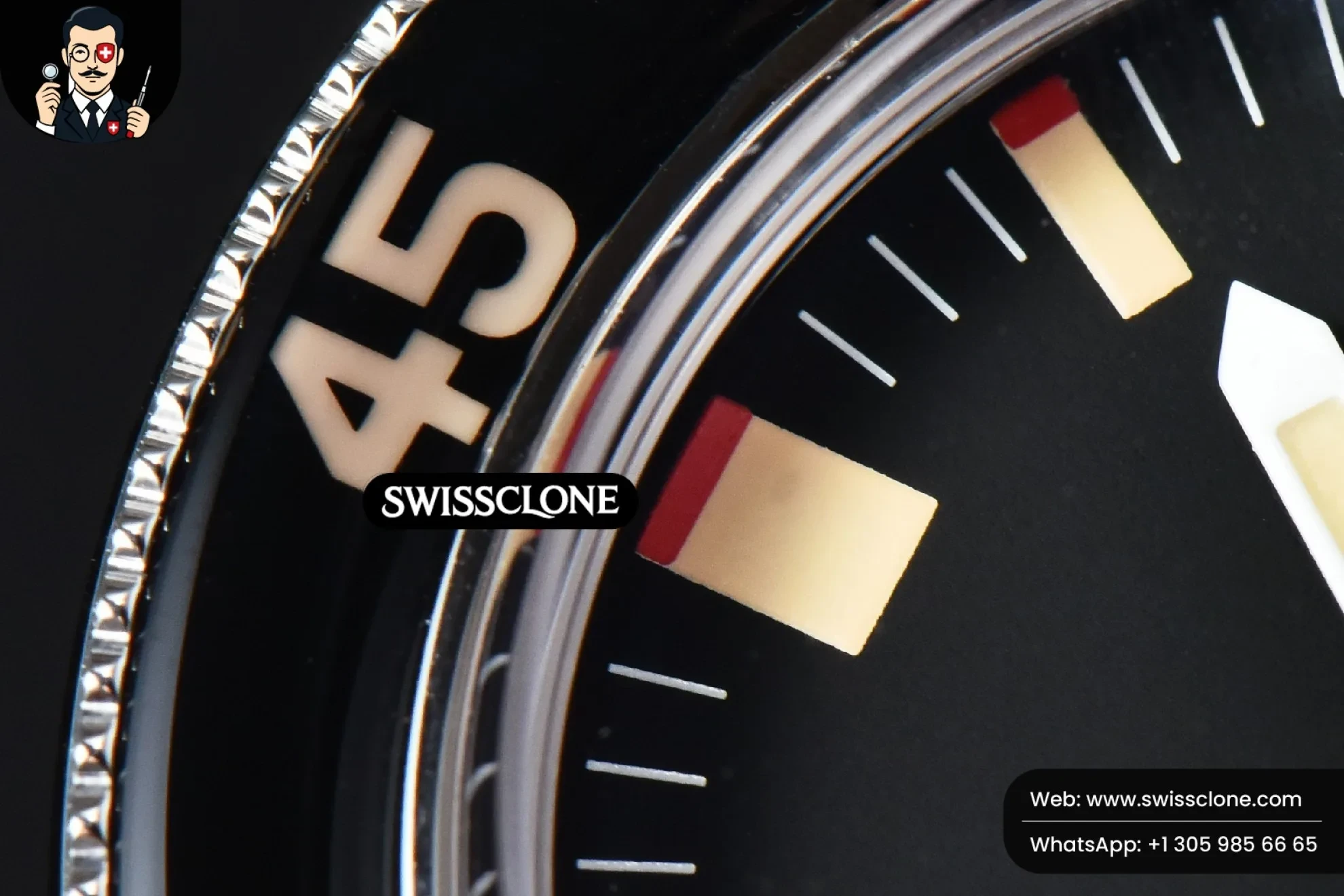 Blancpain Fifty Fathoms 5008B Barakuda 40mm GSF Black Dial Black Rubber (SW-30746) 1:1 Super Clone - Caseback & Cloned Calibre Movement