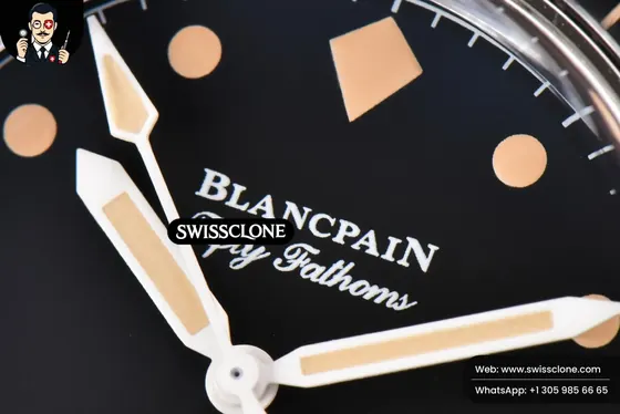 Rolex Blancpain Fifty Fathoms 5008D ‘No Rad’ 40mm GSF Black Dial Black Rubber 1:1 Super Clone Det - Clasp & Bracelet Finishing