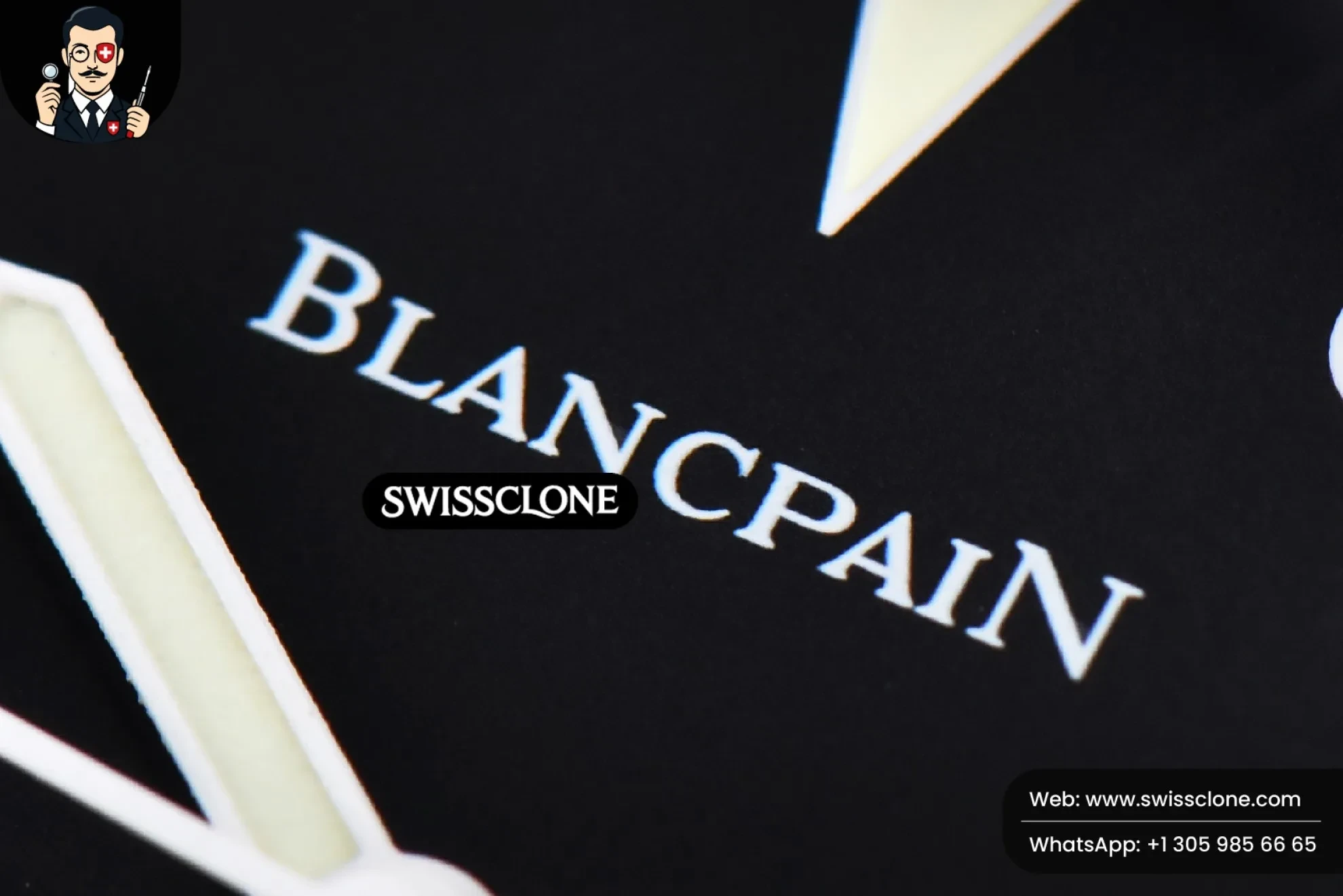 Rolex Blancpain Fifty Fathoms Black 45mm Black Dial 1:1 Super Clone - Clasp & Bracelet Finishing