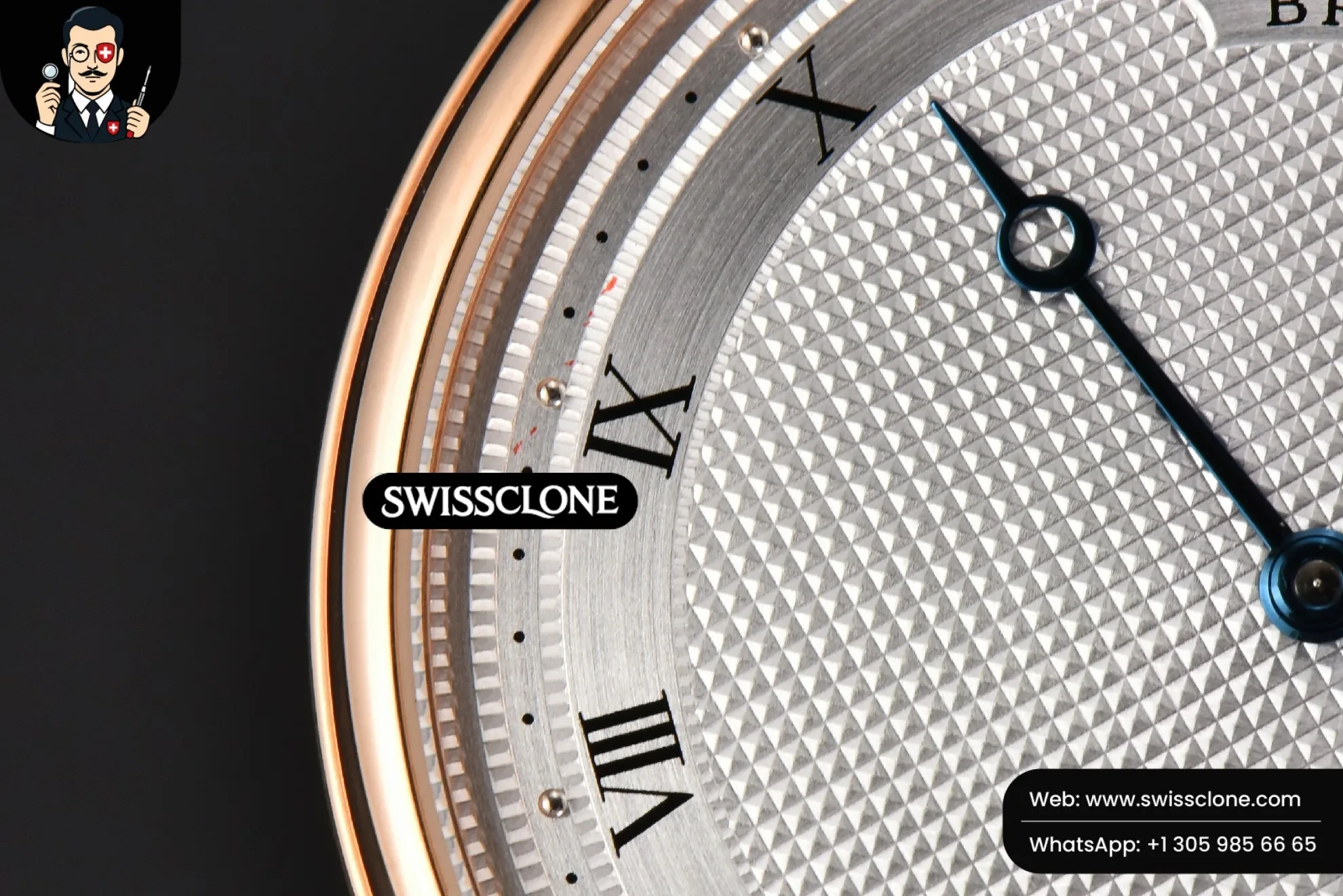 Rolex Breguet Classique 5177 38.5mm LTF White Dots Dial Roma Marker Brown Leather MY9015 1:1 Super Clone - Caseback & Cloned Calibre Movement